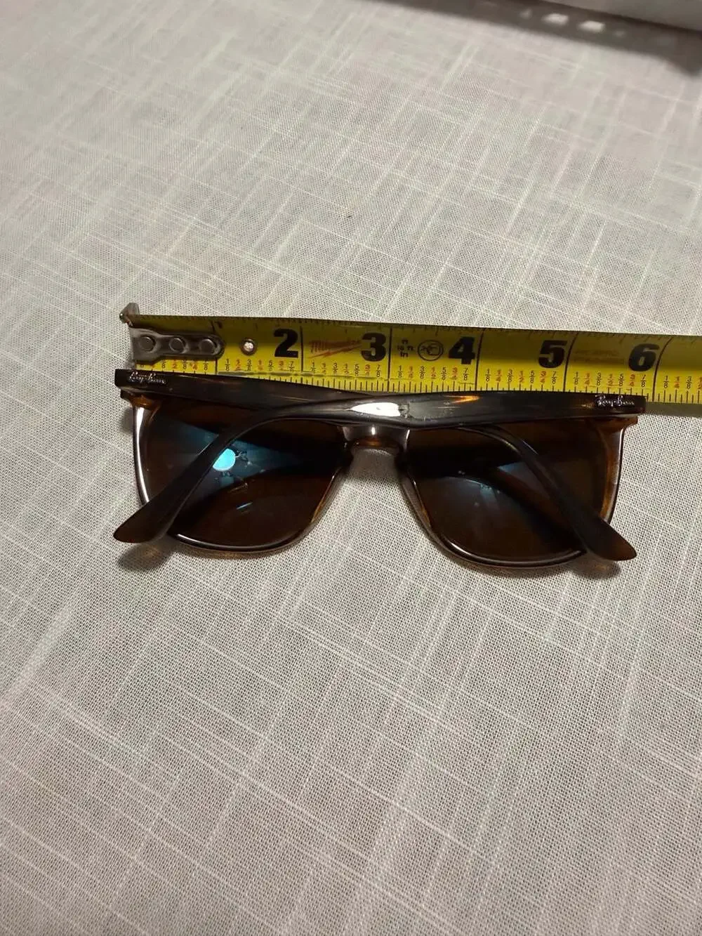 Ray-Ban RB4362 Polarized Tortoise Havana Square Sunglasses 55-18